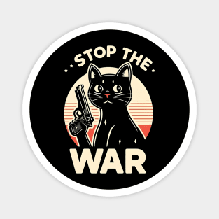 Stop the war - cats Magnet